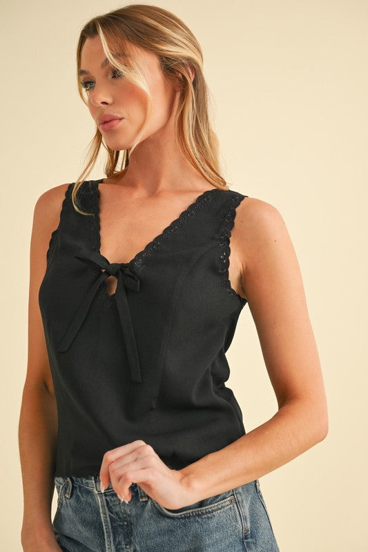 Karis Eyelet Tank