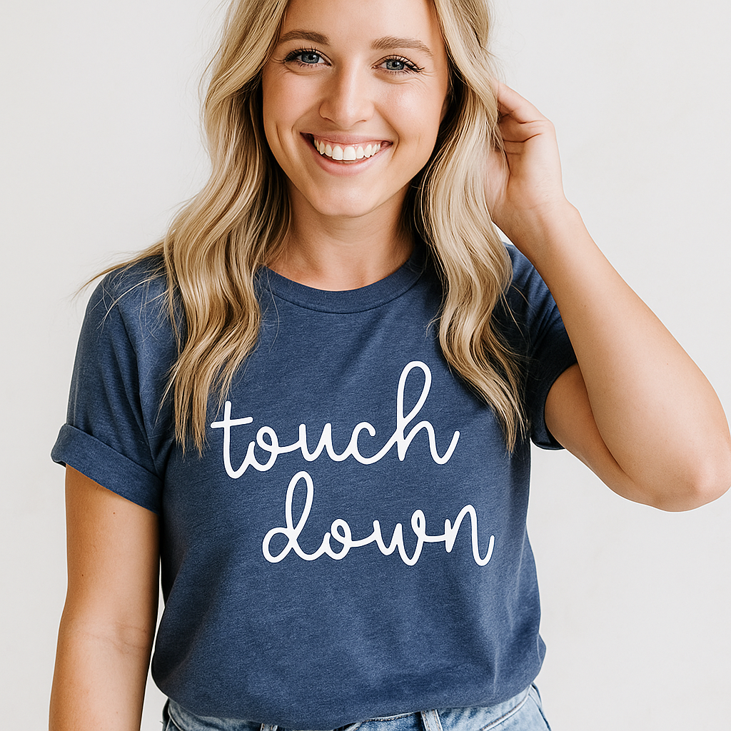 Touch Down T-Shirt, Football Fan Tee, Sports Shirt